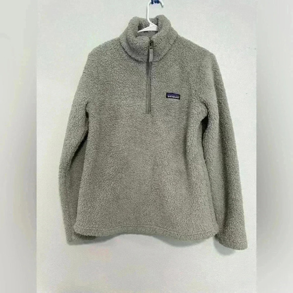 Patagonia Los‎ Gatos 1/4 Zip High Pile Fleece Pullover Calcium size medium - Picture 4 of 5